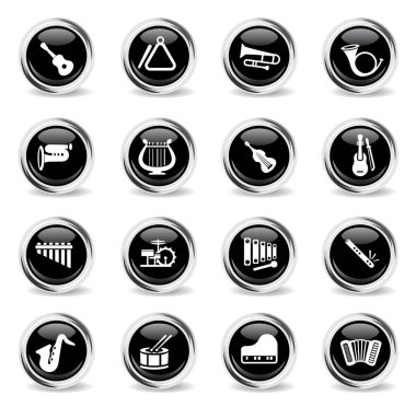Müzik aletleri Icon set