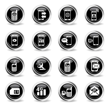 mobil bağlantı Icon set