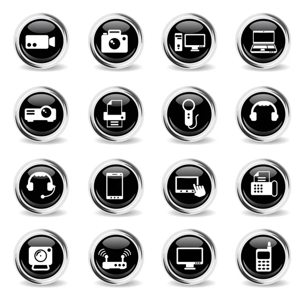 Gadget icon set — Stock Vector