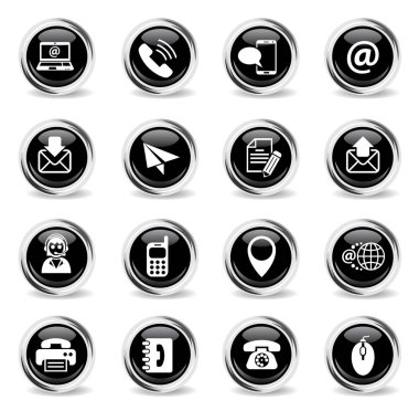 Icon set iletişim