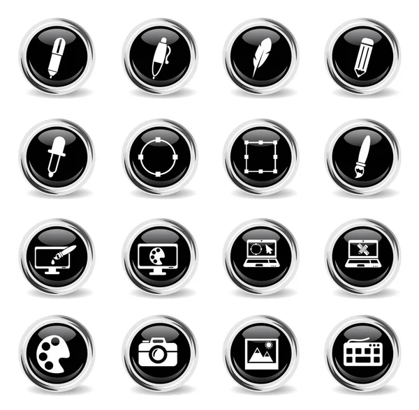 Set di icone di design — Vettoriale Stock