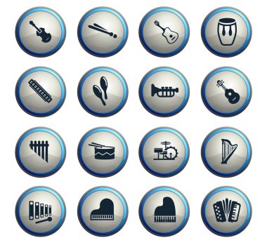 Müzik aletleri Icon set