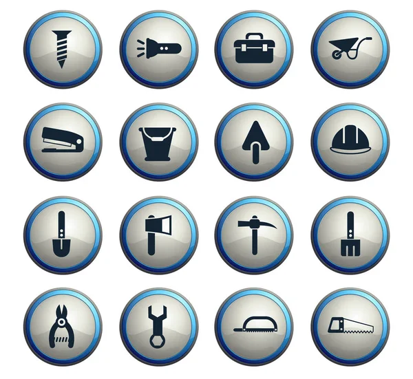 Work tools icon set — Stock Vector