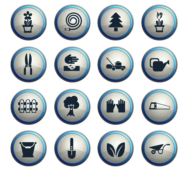 Conjunto de ícone de design de paisagem —  Vetores de Stock