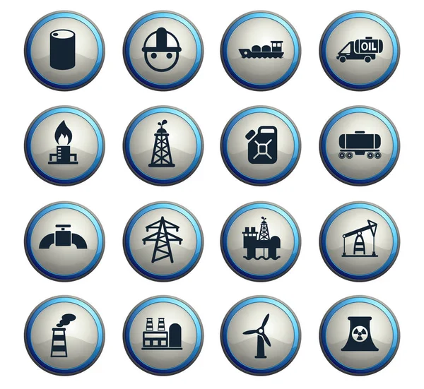 Industry icon set — Stock Vector