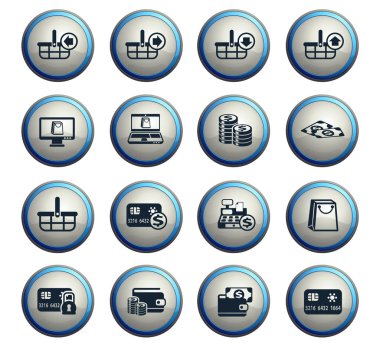 e-ticaret Icon set