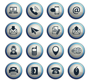 Icon set iletişim
