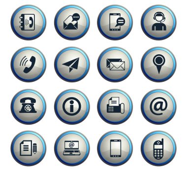 Icon set iletişim