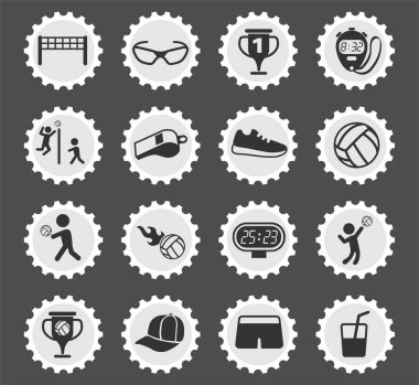 Voleybol Icon set