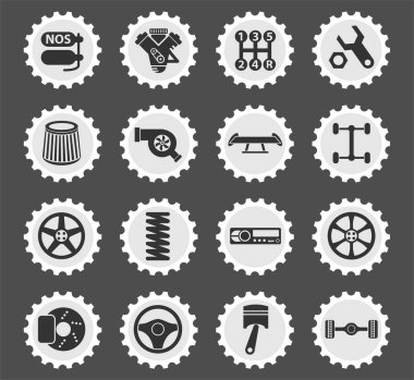 Otomatik ayarlama Icon set