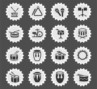 ritim aletleri Icon set