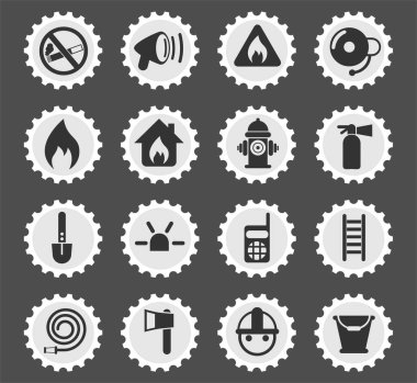 İtfaiye Icon set