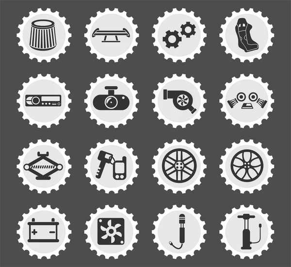 Araba Dükkanı Icon set