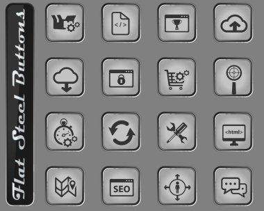 SEO ve geliştirme sadece simgeleri