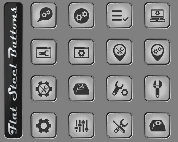 Set de iconos de configuración — Vector de stock