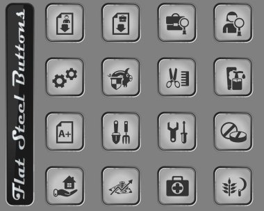 iş arama Icon set