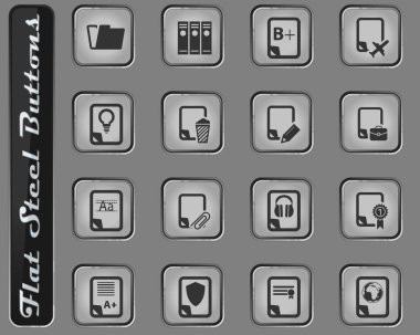 belgeleri Icons set