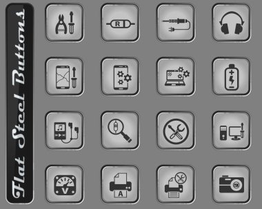 Icon set elektronik onarım
