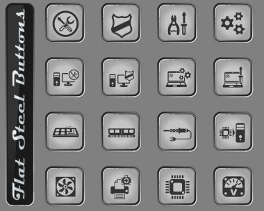 bilgisayar onarım Icon set