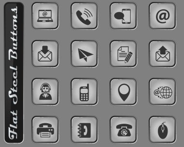Icon set iletişim