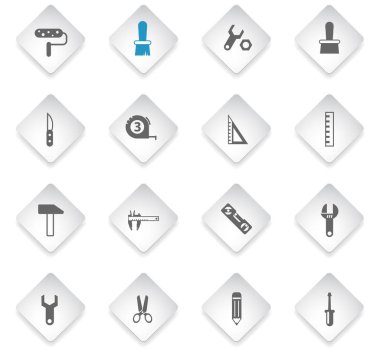 iş araçları simge seti