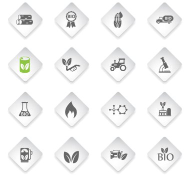 biyo yakıt Icon set