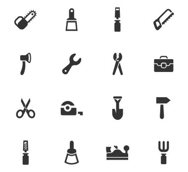 İş araçları Icons set