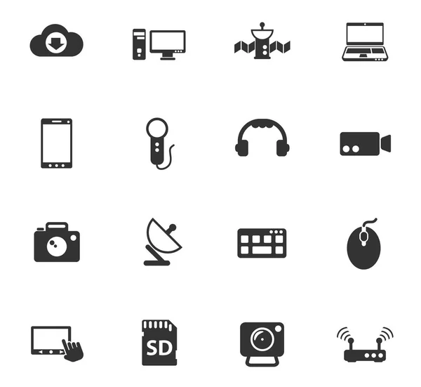 Merhaba tech Icon set — Stok Vektör