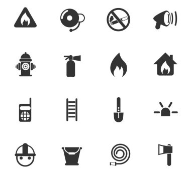 İtfaiye Icon set