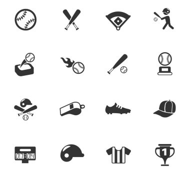 Beyzbol simgesi seti