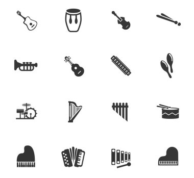 Müzik aletleri Icon set