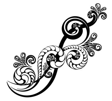 Çiçek dallanma süsleme