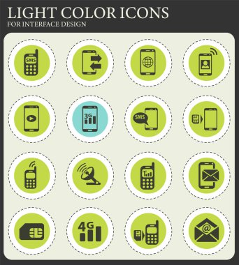 mobil bağlantı Icon set