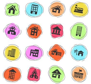 kullanıcı arayüzü tasarımı için web simgeleri oluşturuluyor