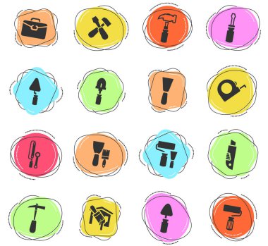 Web siteleri ve kullanıcı arayüzü için çalışma araçları simgesi ayarlandı