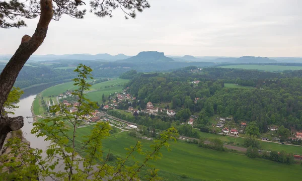 Sakson Sviçre Ulusal Parkı Alman Özgür Saksonya Eyaletinde Ulusal Park — Stok fotoğraf