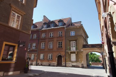 Varşova. Polonya başkentinin görülecek. Şehrin ortasından.