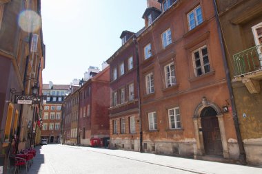 Varşova. Polonya başkentinin görülecek. Şehrin ortasından.