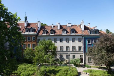 Varşova. Polonya başkentinin görülecek. Şehrin ortasından.