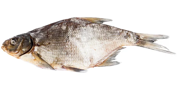 Dried Freshwater Fish Isolated White Background — Stock Photo, Image