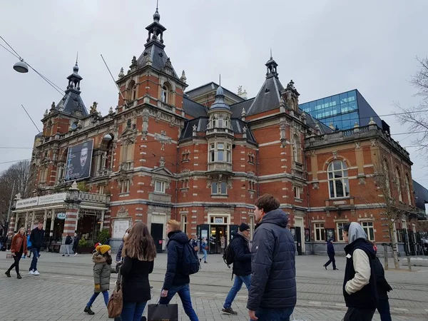 Amsterdam Paesi Bassi Gennaio 2019 Veduta Della Città Con Edificio — Foto Stock