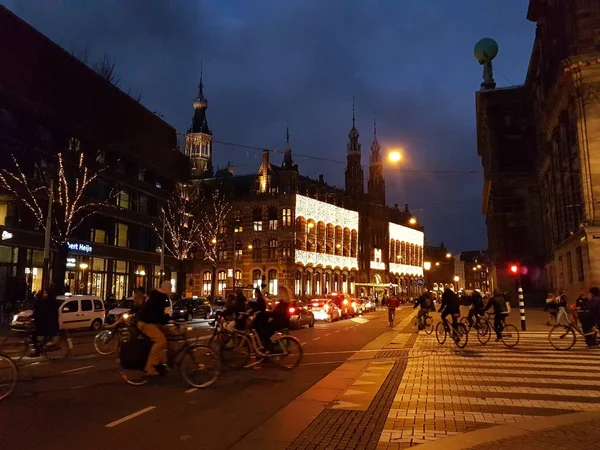 Msterdam Nederland Januari 2019 Van Wijk Van Stad Met Gebouw — Stockfoto