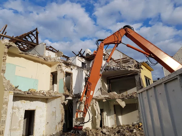 Desmantelamiento Daños Antigua Casa — Foto de Stock