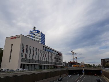 DUISBURG, NRW, GERMANY - 14 Ağustos 2019 Sokak Parçaları