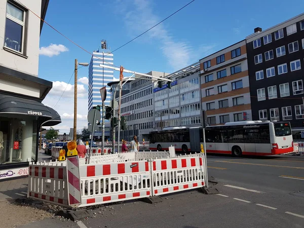 Duisburg Nrw Germany Agosto 2019 Fragmentos Rua Meio Cidade — Fotografia de Stock