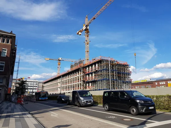 Duisburg Nrw Γερμανια Αυγούστου 2019 Θραύσματα Οδών Στο Κέντρο Της — Φωτογραφία Αρχείου
