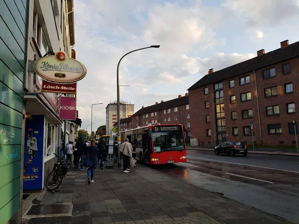 Duisburg Nrw Niemcy Sierpnia 2019 Fragmenty Ulic Centrum Miasta — Zdjęcie stockowe