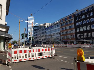 DUISBURG, NRW, GERMANY - 22 Ağustos 2019 Sokak Parçaları