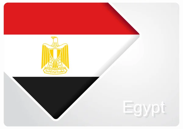 Αιγυπτιακή σημαία σχεδίαση φόντου. Εικονογράφηση διάνυσμα. — Διανυσματικό Αρχείο