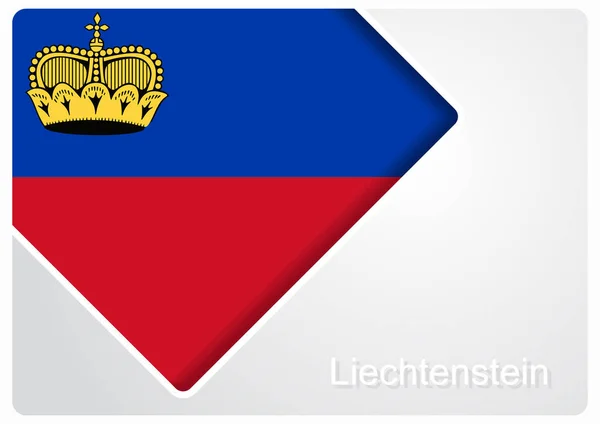 Liechtenstein drapeau fond de conception. Illustration vectorielle . — Image vectorielle